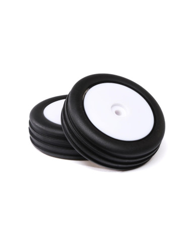 Wide Body Rib  Front  Mounted Tires  White (2):...