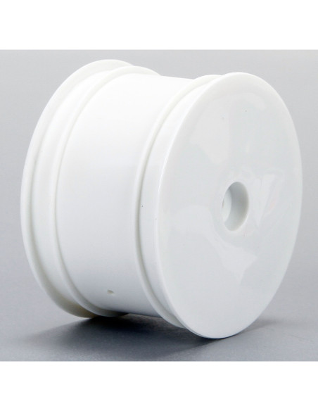 1-14 Front-Rear 2.0 Wheel Set  12mm Hex  White (4): Mini 8T