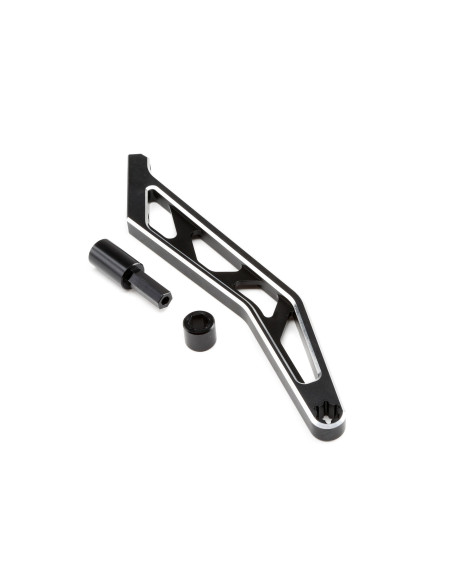 Chassis Brace  Rear  Black  Aluminum: MTXL