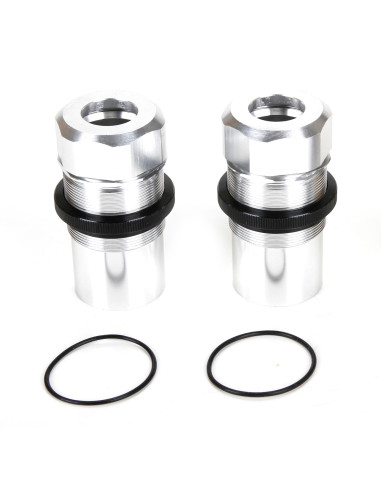 Fr Rr Shock Body Cap AL Slvr(2) MTXL