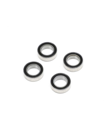 6 x 10 x 3mm Ball Bearing  Rubber Sealed (4)