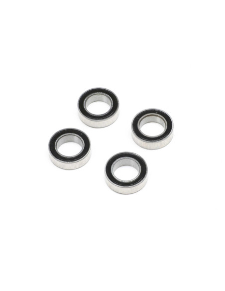 6 x 10 x 3mm Ball Bearing  Rubber Sealed (4)