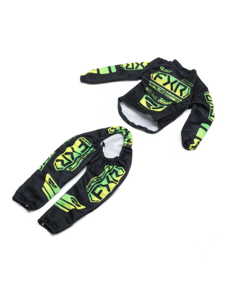 Rider Jersey Set  FXR Podium Gladiator  Black: Promoto-SM