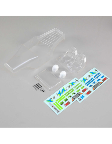 1-10 Clear Body Set with Driver Insert: Night...