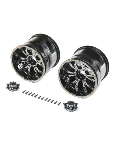 1-8 420S Force Front-Rear 4.1 Wheels with Cap...