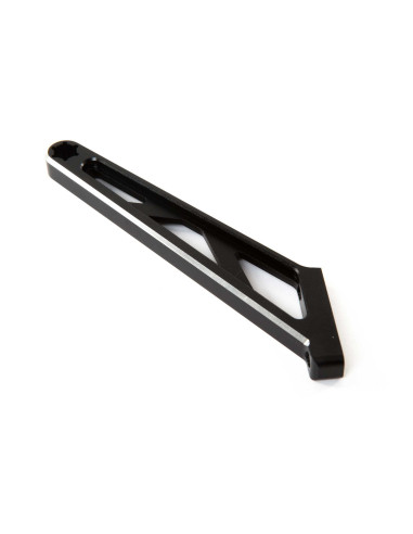 Chassis Brace  Rear  Black  Aluminum: DBXL-E