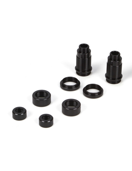 Front Shock Body Set  Aluminum  Black: Mini 8IGHT