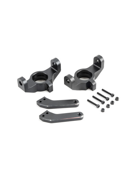 Front Spindle Set  Black  Aluminum: MTXL