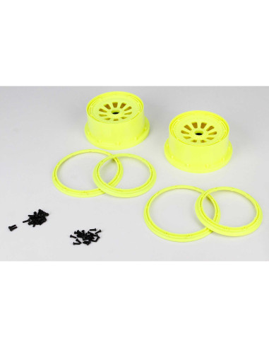 1-5 Wheel & Beadlock Set 4.75  Fluorescent...