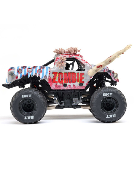 1-18 Mini LMT Zombie 2S 4X4 RTR Brushed Monster Truck (Battery & Charger Included)  Red