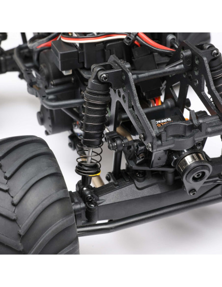 1-18 Mini LMT Zombie 2S 4X4 RTR Brushed Monster Truck (Battery & Charger Included)  Red