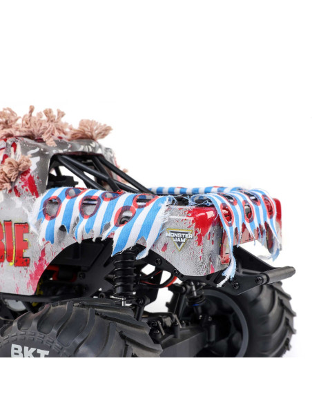 1-18 Mini LMT Zombie 2S 4X4 RTR Brushed Monster Truck (Battery & Charger Included)  Red