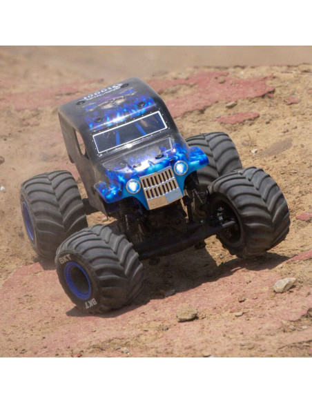 1-18 Mini LMT Son Uva Digger 2S 4X4 RTR Brushed Monster Truck (Battery & Charger Included)  Blue