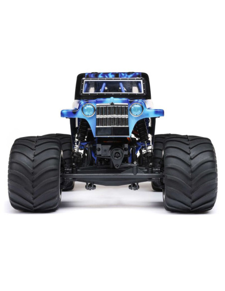 1-18 Mini LMT Son Uva Digger 2S 4X4 RTR Brushed Monster Truck (Battery & Charger Included)  Blue