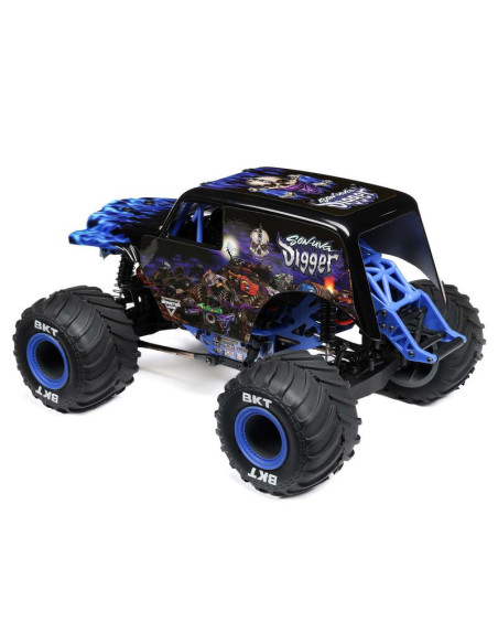 1-18 Mini LMT Son Uva Digger 2S 4X4 RTR Brushed Monster Truck (Battery & Charger Included)  Blue