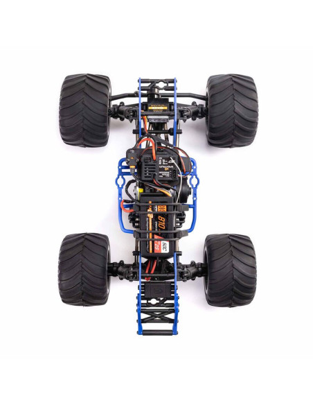 1-18 Mini LMT Son Uva Digger 2S 4X4 RTR Brushed Monster Truck (Battery & Charger Included)  Blue