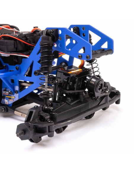 1-18 Mini LMT Son Uva Digger 2S 4X4 RTR Brushed Monster Truck (Battery & Charger Included)  Blue