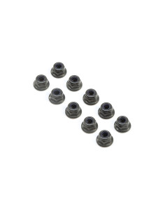 M4 Flanged Lock Nuts (10)