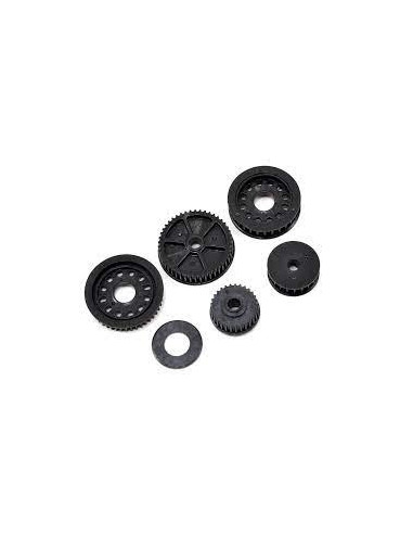 Drive & differential pulley set: 22-4