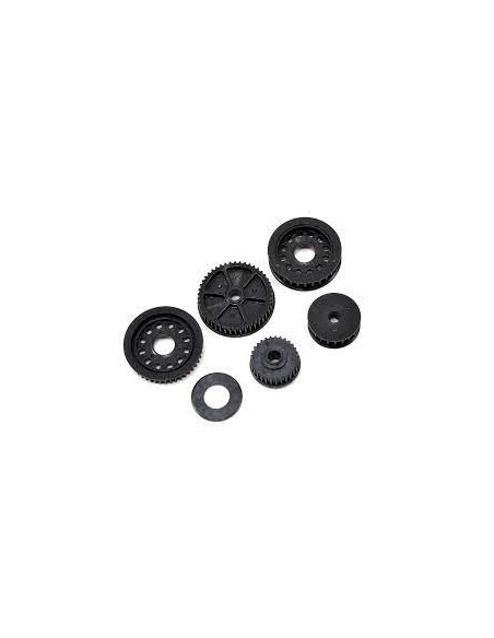 Drive & differential pulley set: 22-4