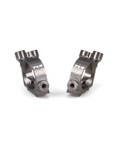 Castor block set  15 degrees  aluminum: 22-4