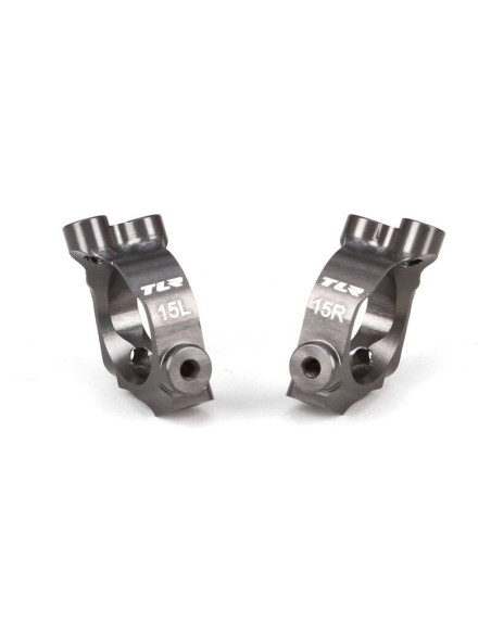 Castor block set  15 degrees  aluminum: 22-4