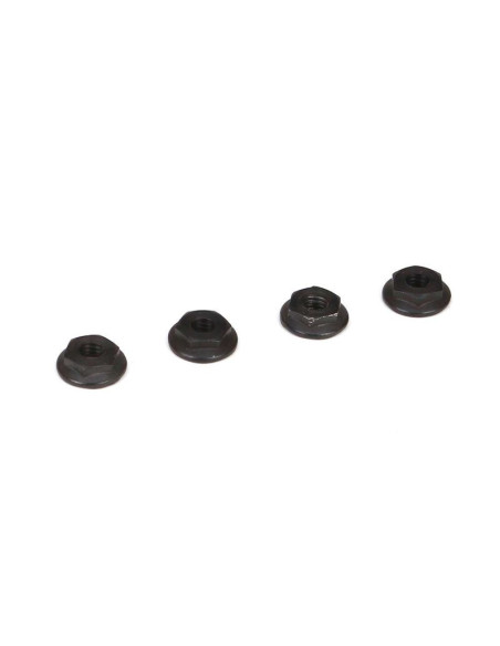 4mm low profile serrated nuts (4)
