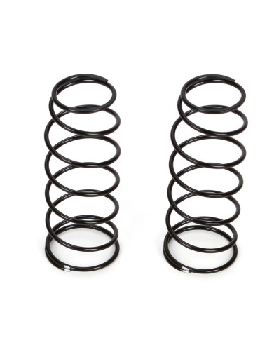 16mm  fr shk spring  4.6 rate  silver (2): 8b