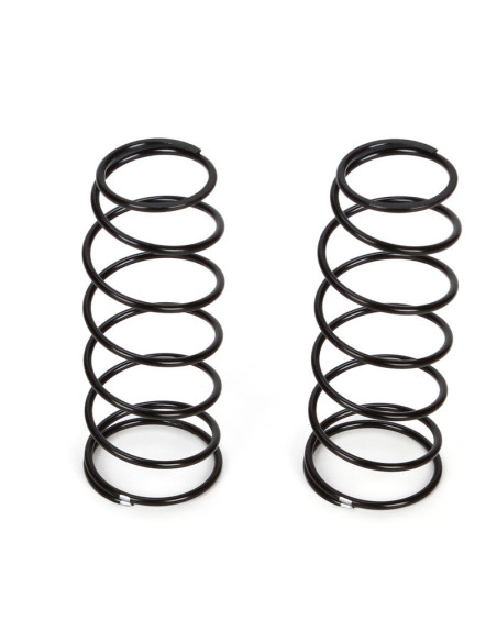16mm  fr shk spring  4.6 rate  silver (2): 8b