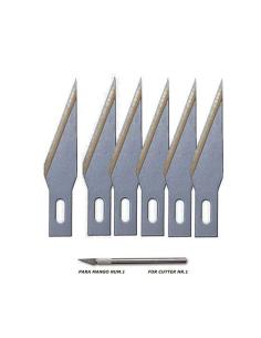Pack 6 hojas de cutter 1