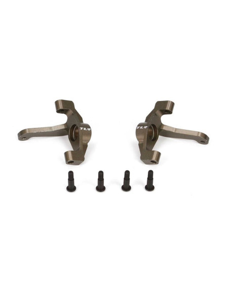 Front spindle set  aluminum: 22-4