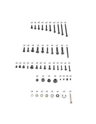 Screw nut assortment box: 8x (tlr345000)