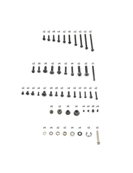 Screw nut assortment box: 8x (tlr345000)