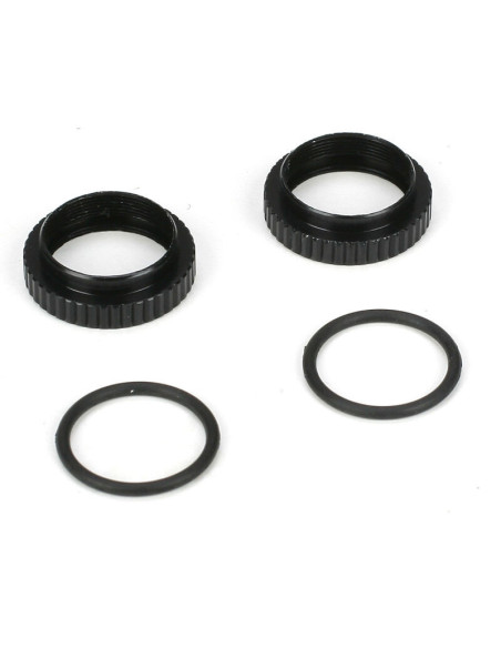 Shock preload adjuster nut w- o-rings: 22