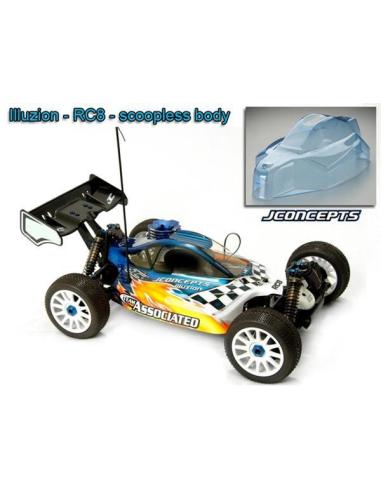 Carrocería ILLUZION sin pintar para RC8 de JConcepts