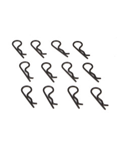 Body Clips  Black (12):...