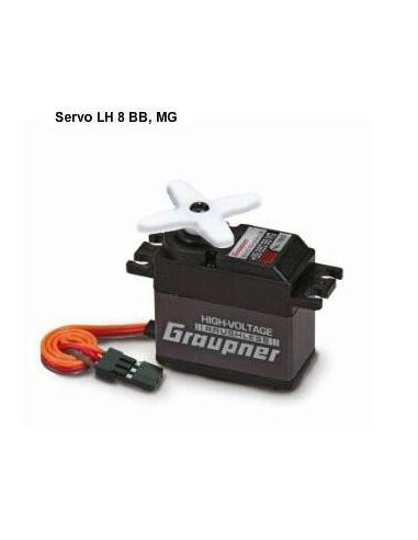 Servo High-Voltage-Brushless HBS 880 BB MG Graupner