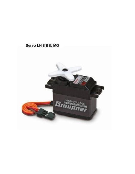 Servo High-Voltage-Brushless HBS 880 BB MG Graupner