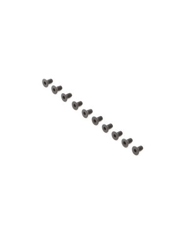 Flat Head Screws  M3 x 6mm (10)