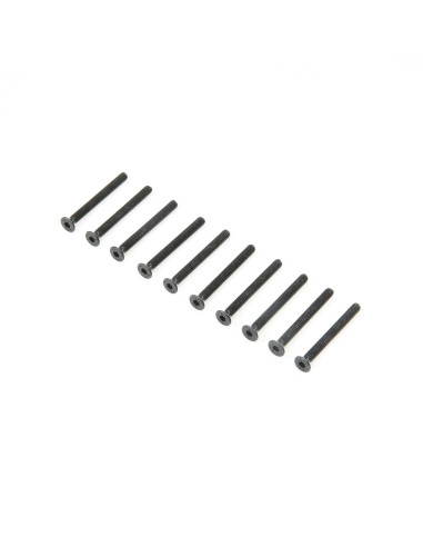 Flat Head Screws M3 x 30mm (10)