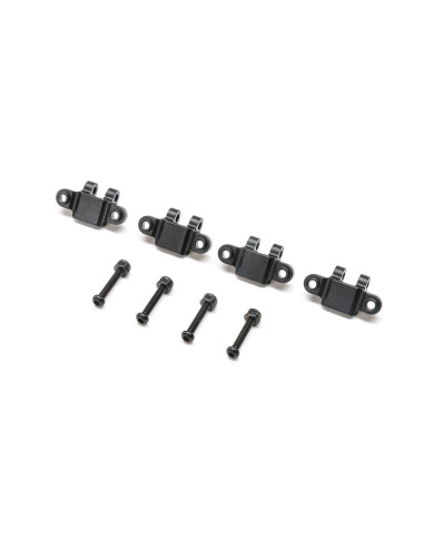 Aluminum Lower Shock Mount  Black: Mini LMT (4)