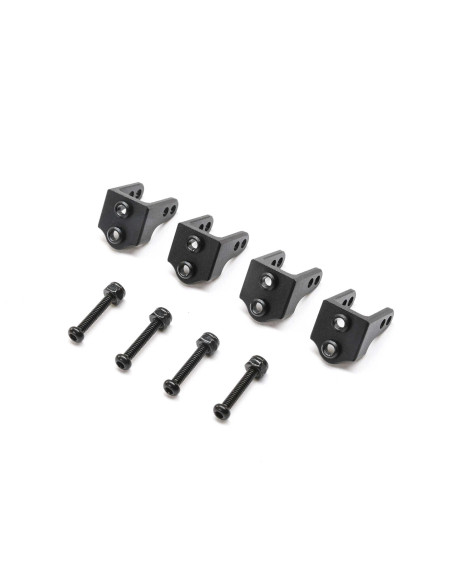 Aluminum Upper Shock Mount  Black: Mini LMT (4)