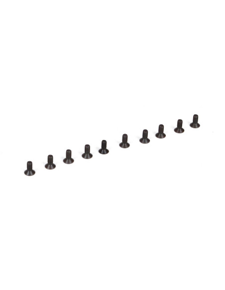 Flat Head Screws  M2.5 x 6mm (10)