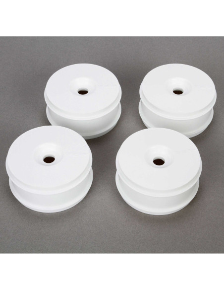 1-8 Front-Rear Buggy 3.3 Wheels  17mm Hex  White (4): 8IGHT 3.0