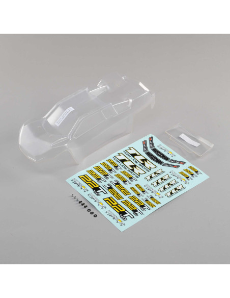 1-10 Clear Body Set with Stickers: 22T 4.0