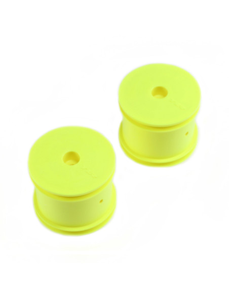 1-10 Front-Rear Stadium Truck 2.2 Wheels  12mm Hex  Yellow (2): 22T