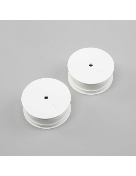 1-10 Front Buggy 2.2 Wheels  Stiffezel  12mm Hex  White (2): 22 4.0