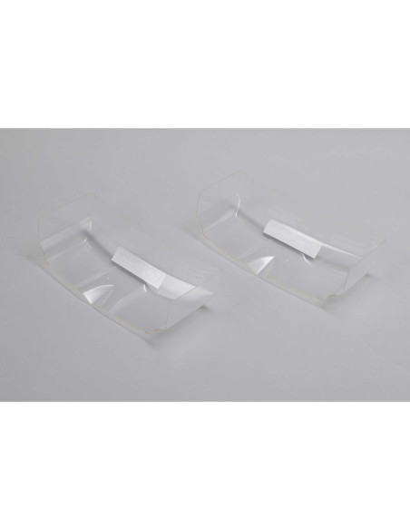 6.5" Lightweight Rear Wing  Clear  Precut (2)