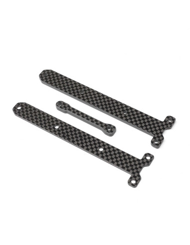 Carbon Chassis Brace Supports  1.5 & 3.5mm: 22X-4