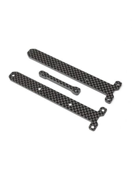 Carbon Chassis Brace Supports  1.5 & 3.5mm: 22X-4
